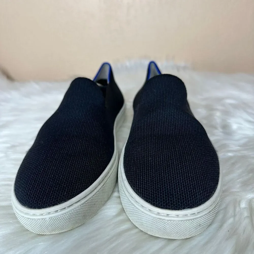 Rothy's The Original Slip On Sneakers Black Size 8